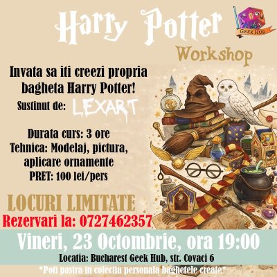 Workshop creaza-ti propria bagheta — București